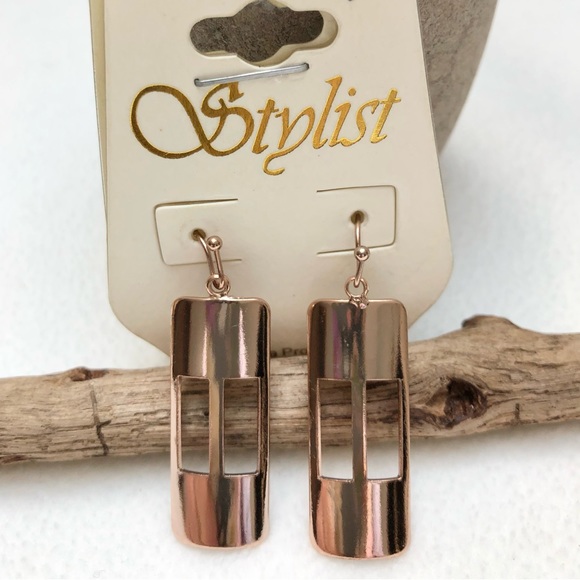 NEW Copper Artistic French Wire Earrings - Picture 2 of 4